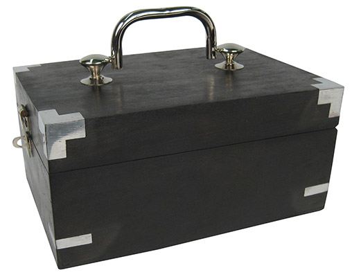 Make Up Box With Internal Mirror Black Make Up Box With Internal Mirror Black